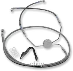 Russell Braided Front Brake Line Kit Lowers Only Stainless R08779S