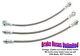 STAINLESS BRAKE HOSE SET AMC Javelin 1972 Late, 8cyl Front Drum