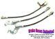STAINLESS BRAKE HOSE SET Ford Country Sedan 1965 1966 Front Disc