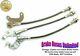STAINLESS BRAKE HOSE SET Mercury Marquis 1967 Early Front Disc