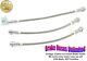 STAINLESS BRAKE HOSE SET Plymouth Duster 1973 1974 1975 Front Drum