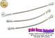 STAINLESS BRAKE HOSE SET Plymouth Duster 1976 Front Drum