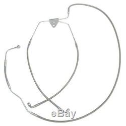 Stainless Lower Front Brake Line Kit 2009-2013 Harley-Davidson Touring withABS