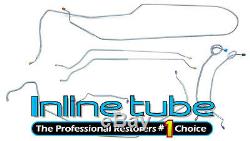 Stainless Steel Brake Line Set Complete GM A Body Chevelle GTO 442 USA Made Line
