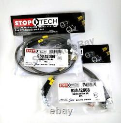 Stoptech Ss Stainless Steel Front + Rear Brake Line Kit For 03-08 Nissan 350z