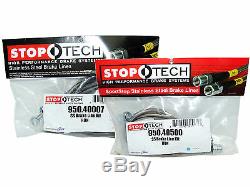 Stoptech Stainless Steel Braided Brake Lines (Front & Rear Set / 40007+40500)