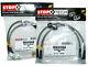 Stoptech Stainless Steel Braided Brake Lines (Front & Rear Set / 61010+61504)