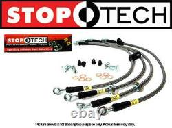 Stoptech Stainless Steel Braided FRONT & REAR Brake Lines Kit G35 RWD 03-07 New