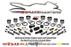 Suzuki GSX650 F K8 2008 front brake caliper piston & seal rebuild repair kit set