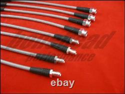 Techna-Fit Stainless Steel Braided Brake Lines 1989-1990 Mitsubishi Eclipse DSM