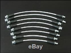 Techna-Fit Stainless Steel Braided Brake Lines 1991-1999 Mitsubishi 3000GT SL