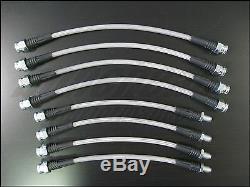 Techna-Fit Stainless Steel Braided Brake Lines 1991-1999 Mitsubishi 3000GT VR-4