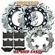 Yamaha Front + Rear Stainless Steel Brake Disc Rotor + Pads TDM 900 (2002-2014)
