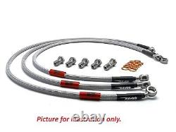 Yamaha RVZ500R (1984-1986) Wezmoto Standard Front Stainless Braided Brake Lines