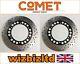 Yamaha XJ 900 F 1987-1994 Pair of Comet Front Brake Discs Stainless RS